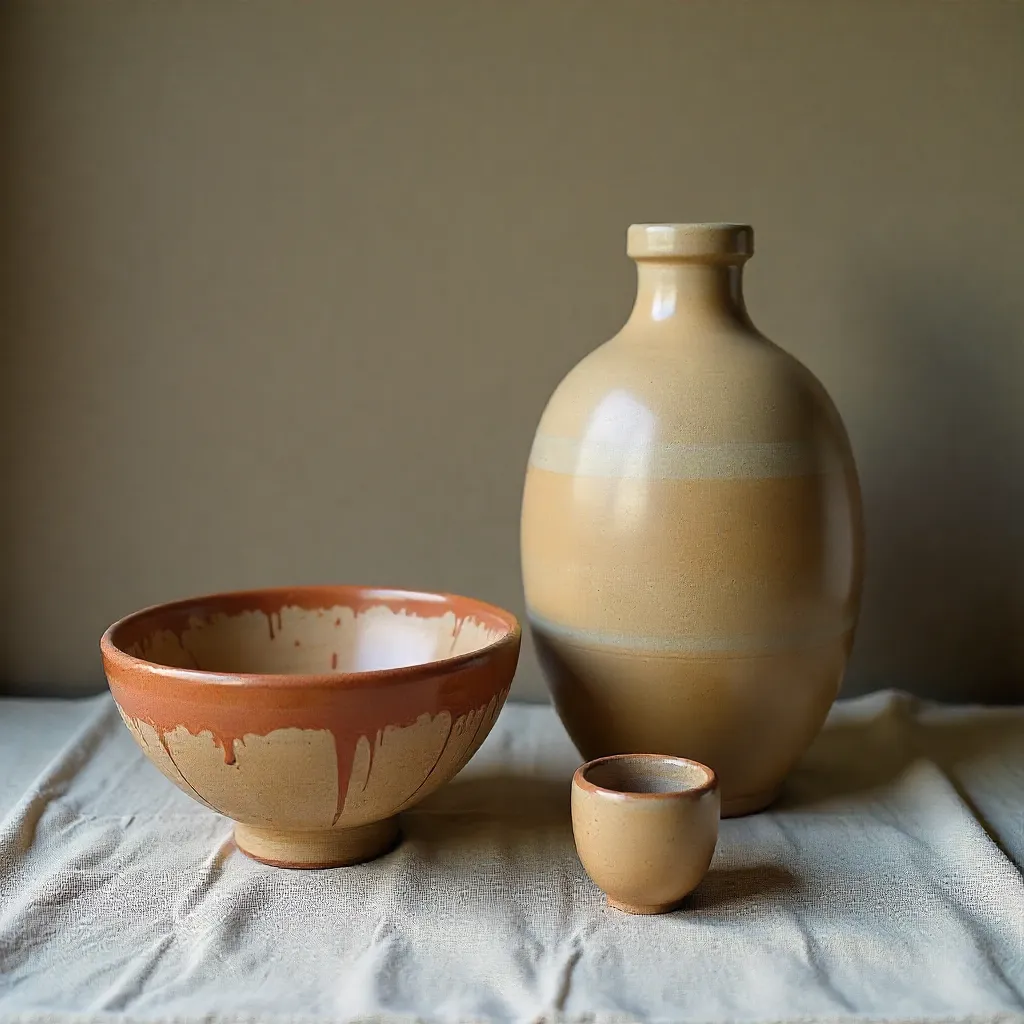 Handcrafted ceramic objects